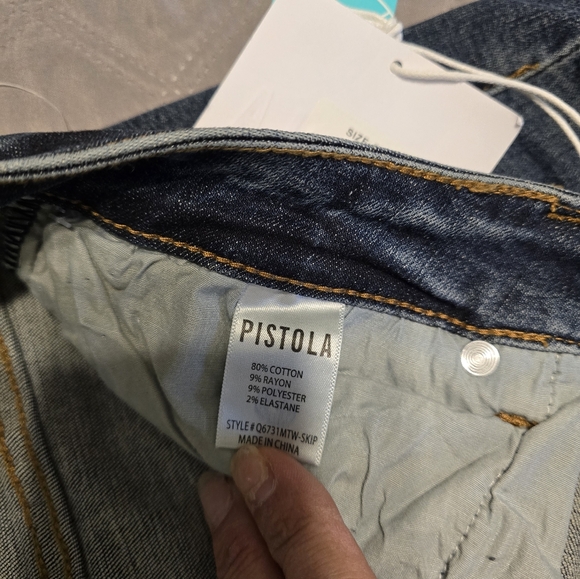 NEW Pistola Arielle Skinny Dostressed fray hem jeans Petite 6 - Picture 5 of 6